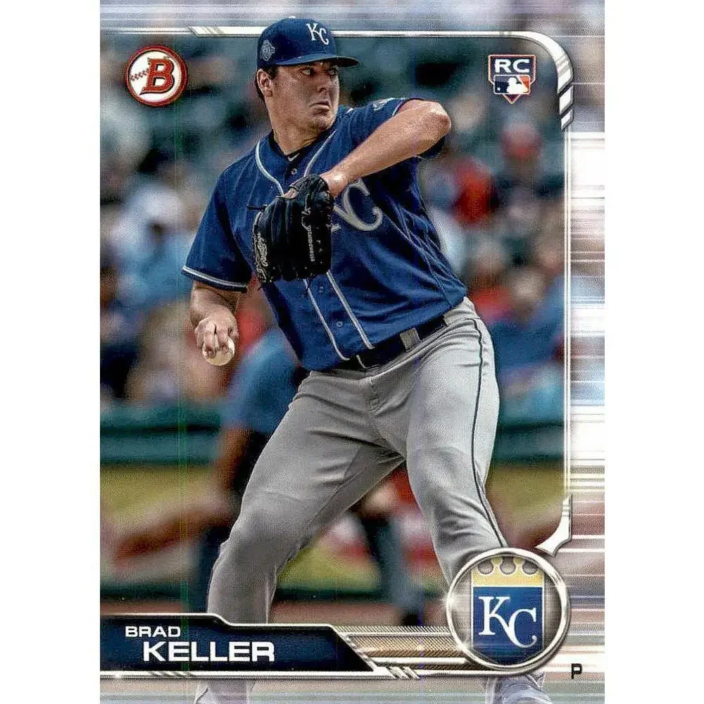 2019 Bowman Brad Keller RC #6 Kansas City Royals